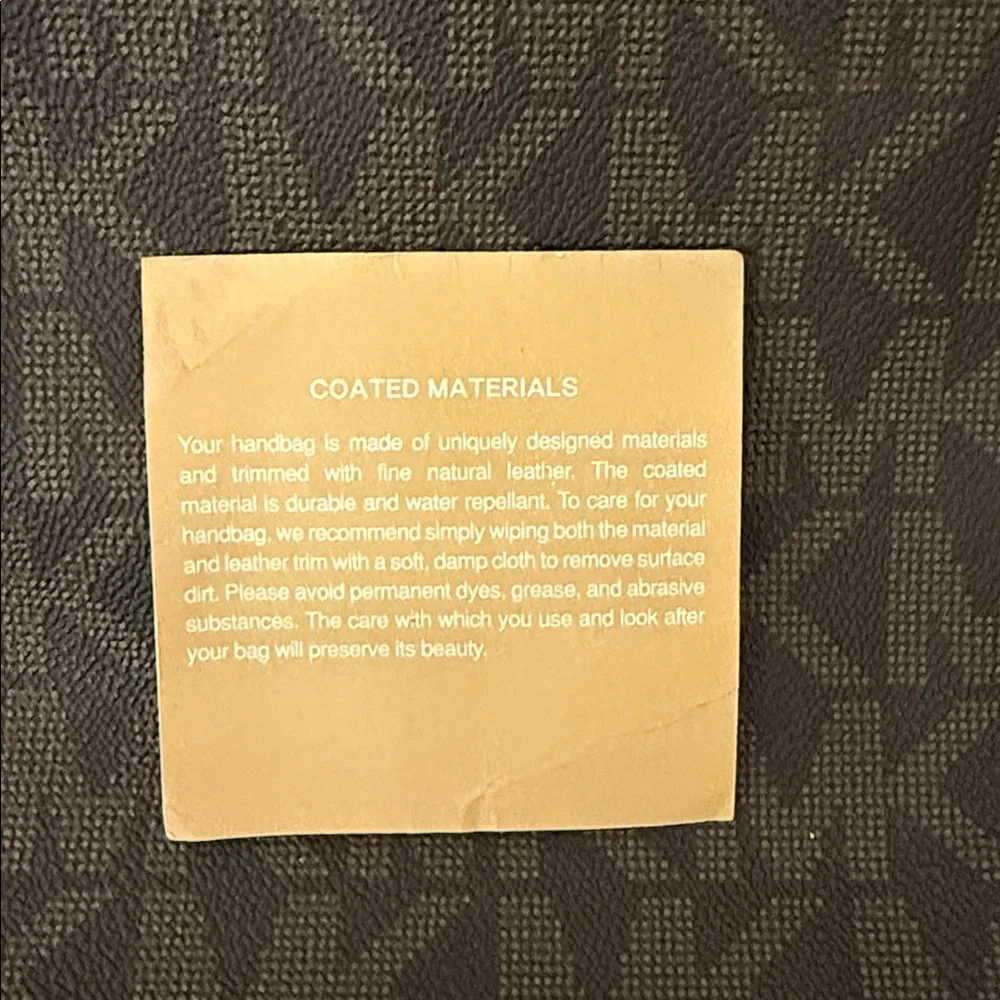 Michael Kors Brown Monogram Crossbody Bag with Gold Hardware Classic - Picture 14 of 16